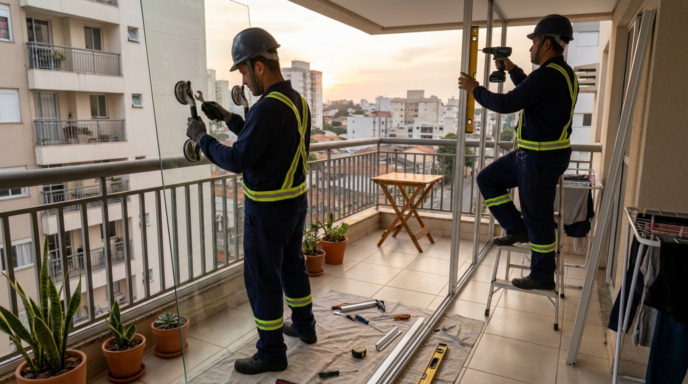 Divisórias em Vidro em Limeira‑SP