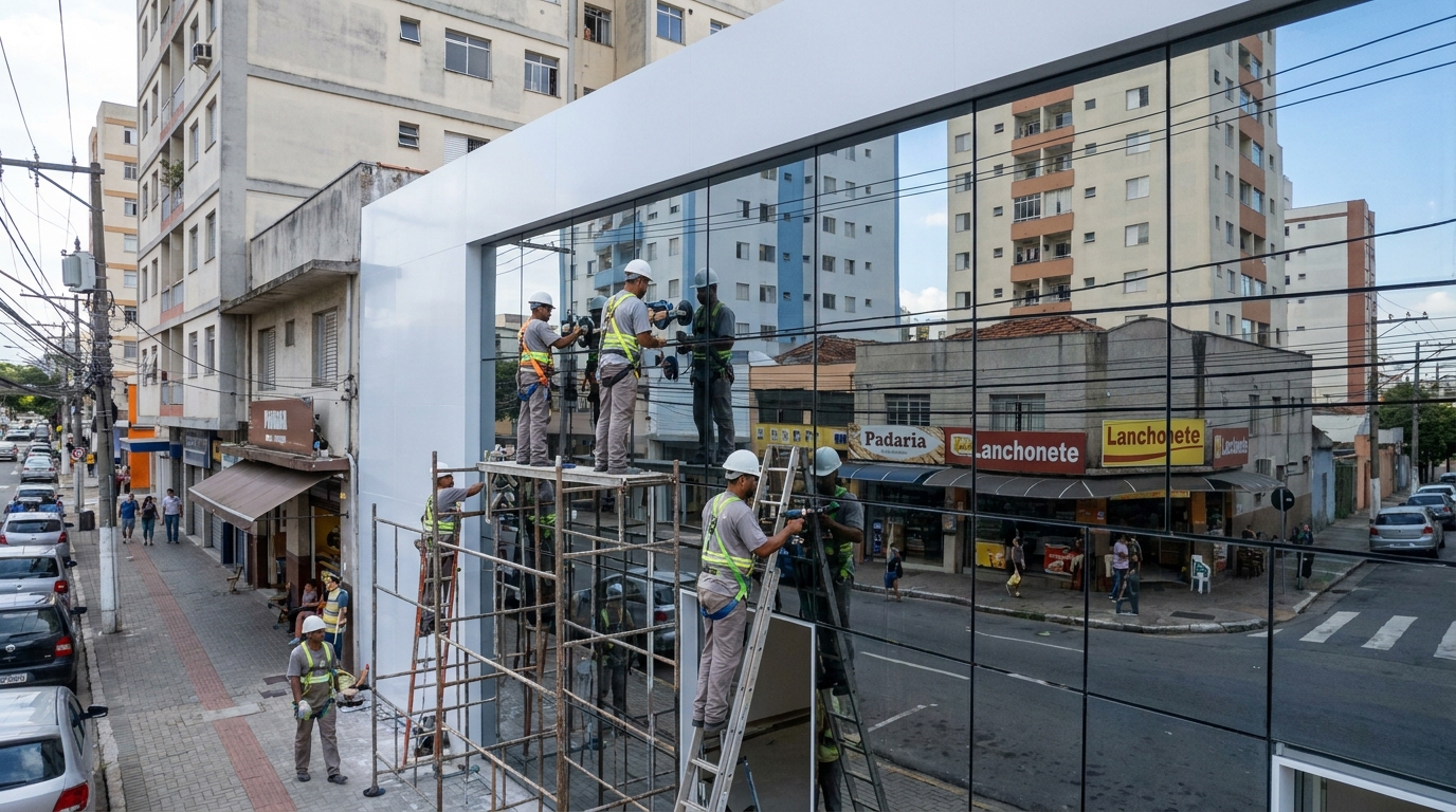 Fechamentos em Vidro em Limeira‑SP