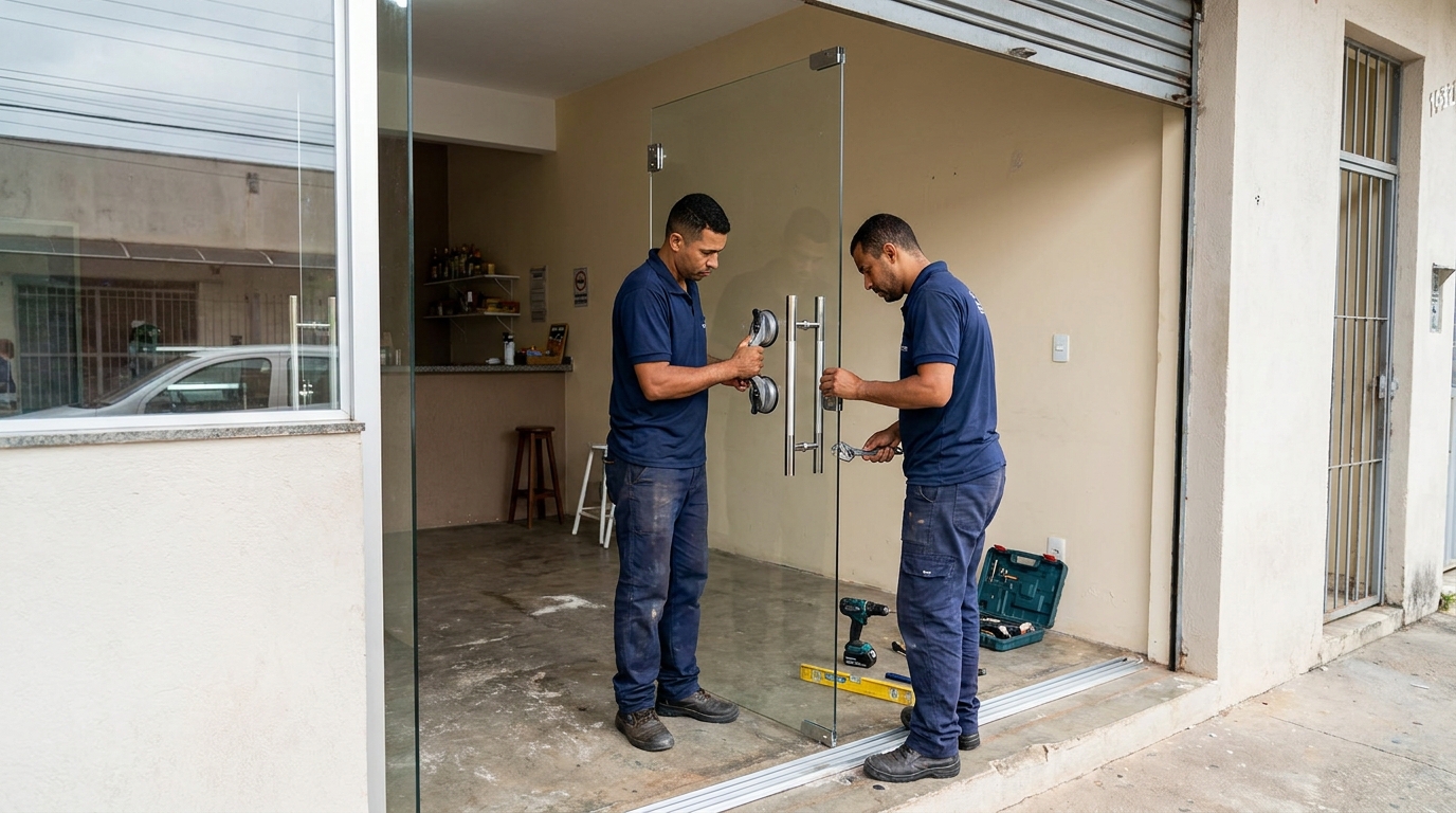 Portas em Vidro em Limeira‑SP