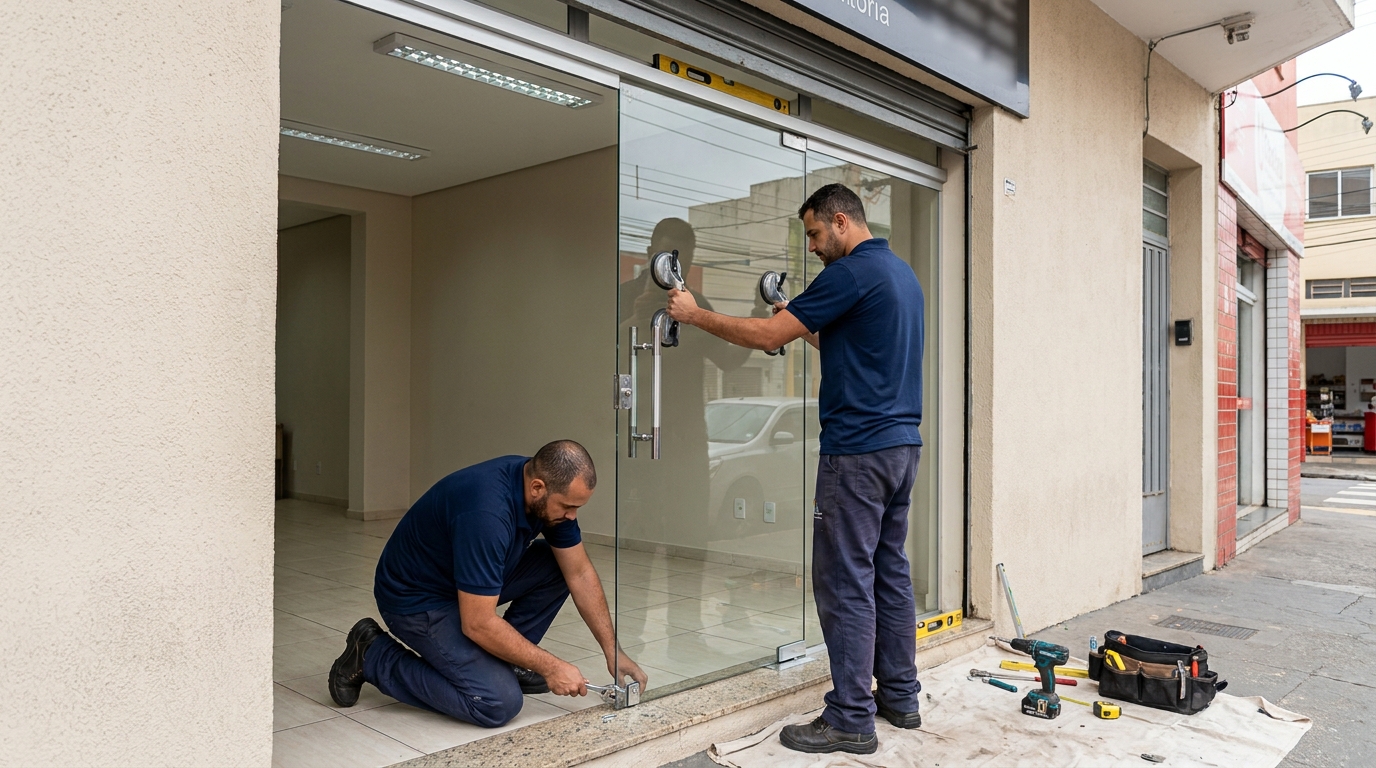 Portas Residenciais e Comerciais em Limeira‑SP