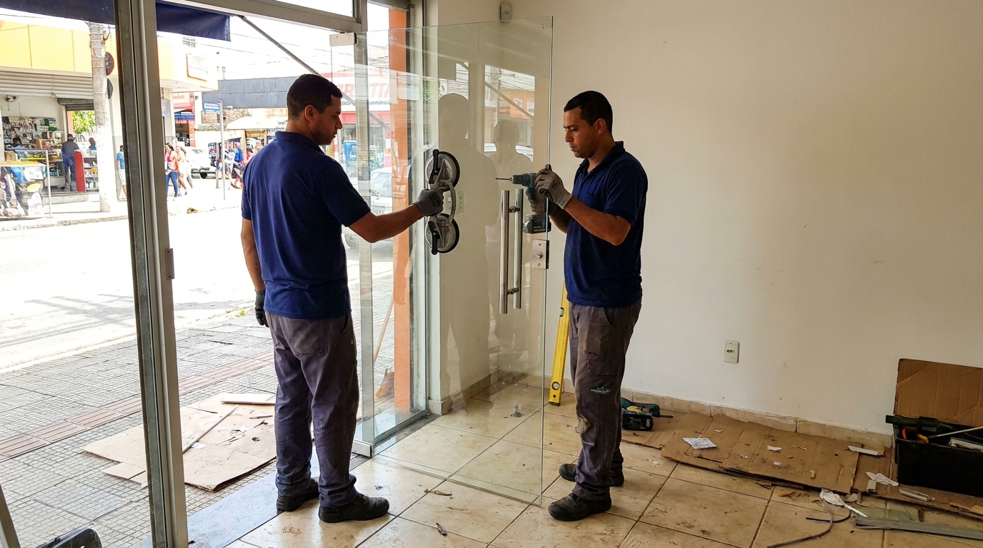 Portas em Vidro em Limeira‑SP
