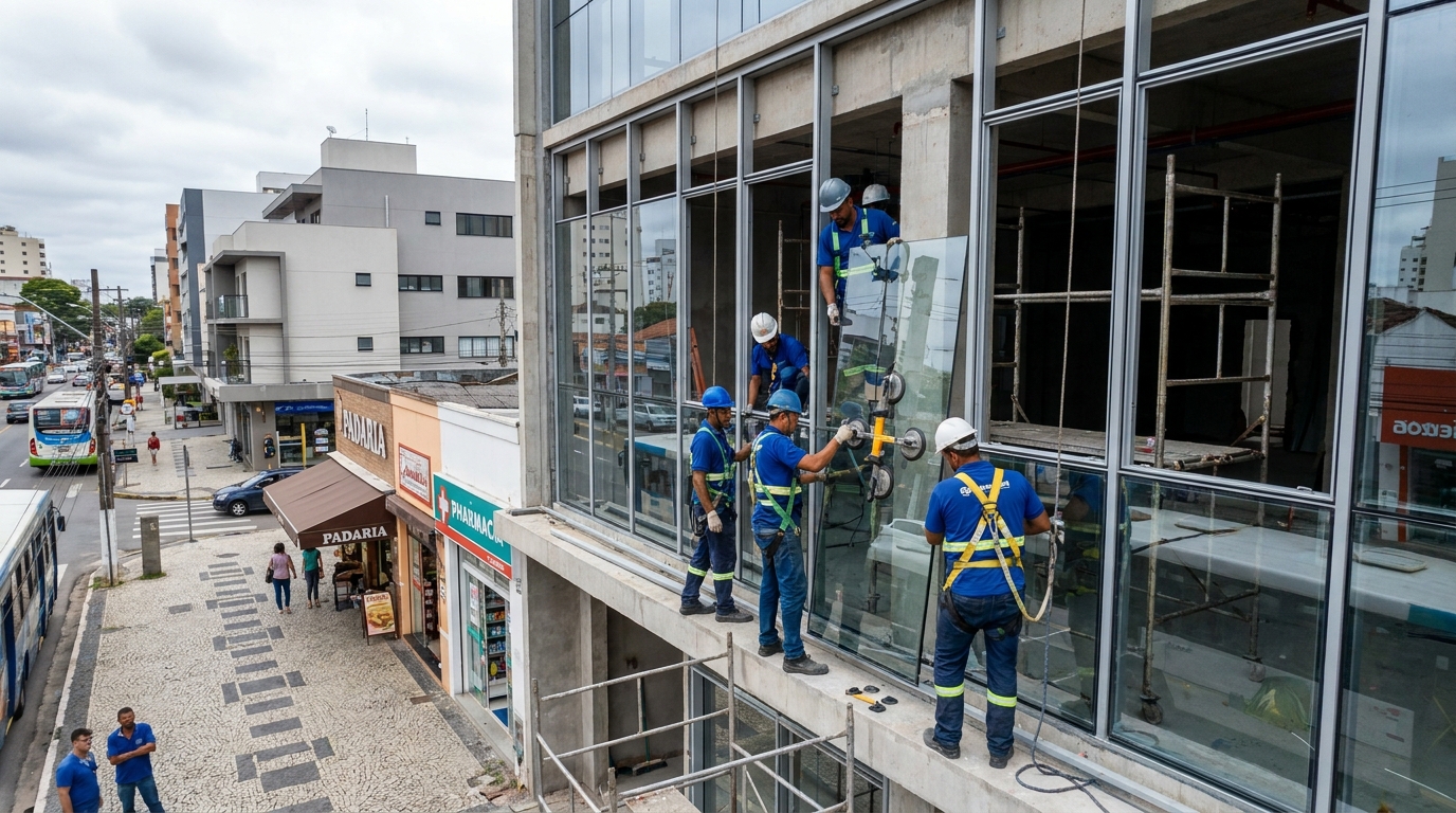 Fachada de Vidro em Limeira‑SP